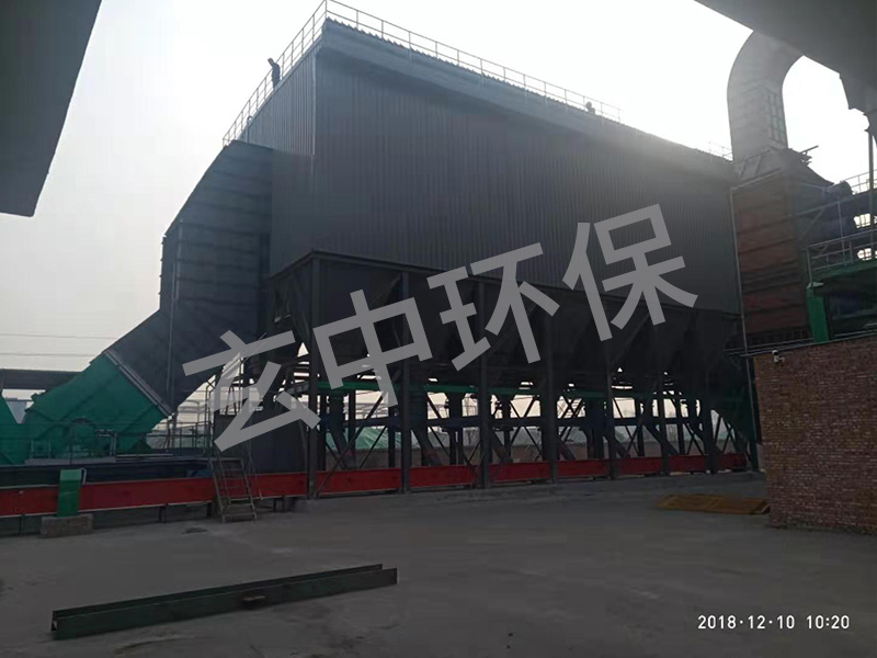 孝義白灰廠回轉(zhuǎn)窯窯尾除塵器